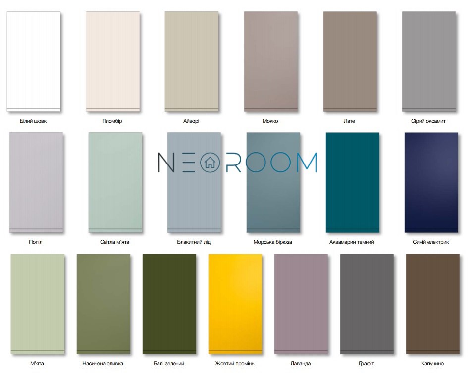 кольори фасадів кухні Влада